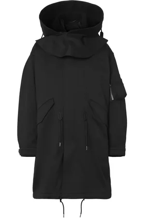 Burberry Logo-print parka coat