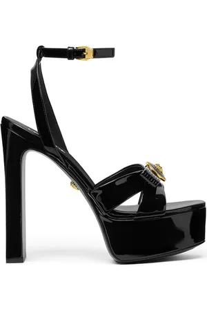 VERSACE 140mm Gianni Ribbon sandals