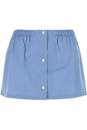 Miu Miu Poplin mini skirt