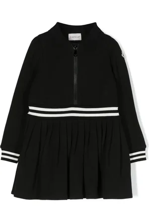 Moncler Logo-patch knitted polo dress