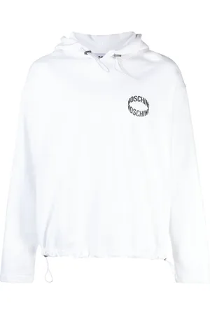 Moschino Logo-appliqu?? organic cotton sweatshirt