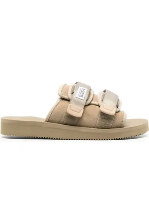 SUICOKE Logo-patch slip-on sandals
