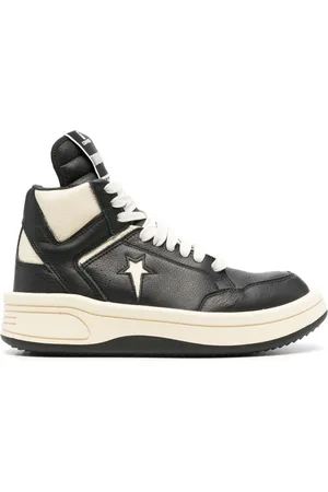Rick Owens X DRKSHDW Turbowpn leather sneakers