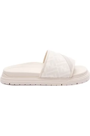 Fendi Monogram-jacquard slides