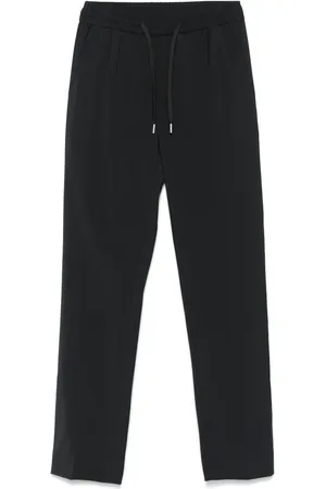 Sandro Elasticated straight-leg trousers