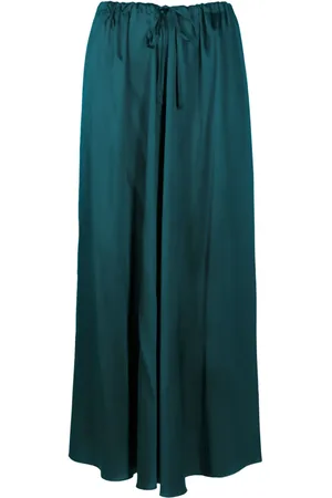 Uma Raquel Davidowicz Drawstring-waist silk skirt