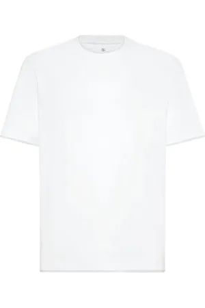 Brunello Cucinelli Double-layer cotton T-shirt