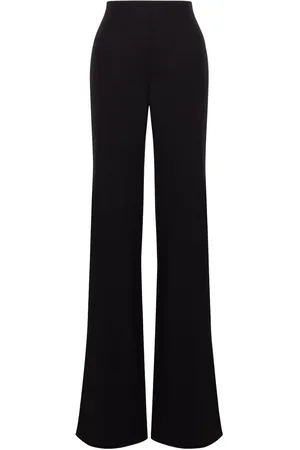 Alberta Ferretti Wide-leg cady trousers