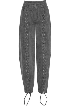 ROTATE Laced-leg jeans
