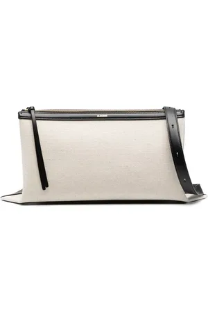 Jil Sander Small logo-stamp shoulder bag