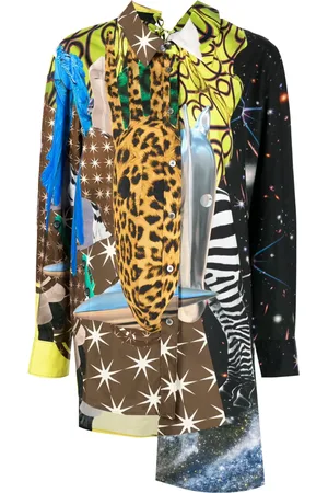 JNBY Graphic-print cotton shirt