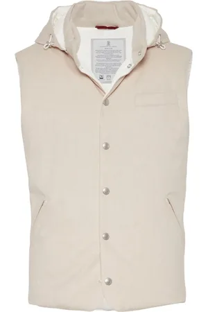 Brunello Cucinelli Padded hooded wool gilet