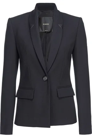 Pinko Shawl-lapel twill blazer