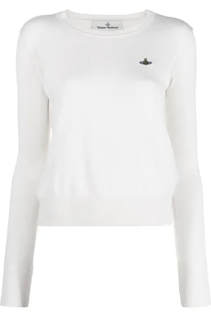 Vivienne Westwood Orb-embroidered cotton-cashmere jumper