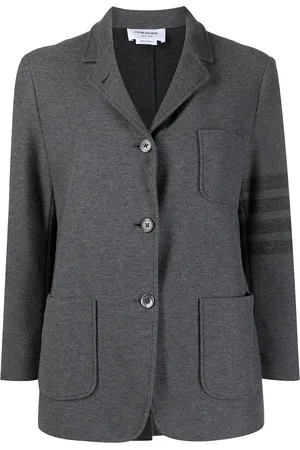 Thom Browne 4-Bar stripe twill sack jacket