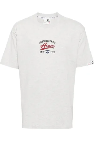 A Bathing Ape Moonface logo universe T-shirt