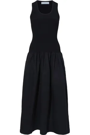 Proenza Schouler Drop-waist cotton maxi dress
