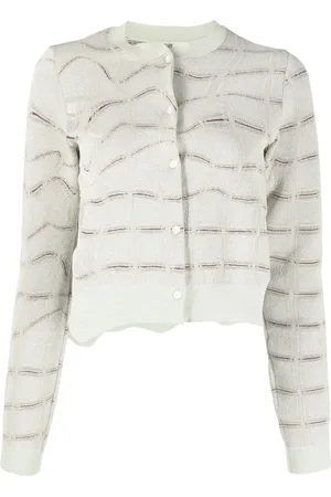 JNBY Patterned jacquard cropped jumper