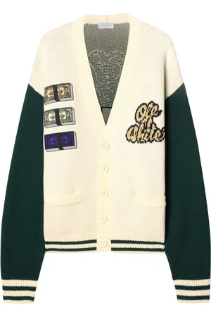 OFF-WHITE Crystal Cash varsity cardigan