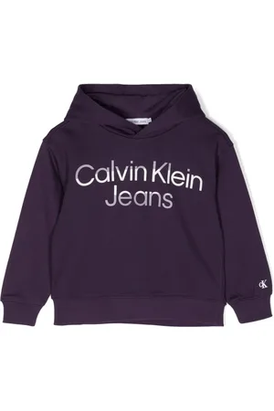 Calvin Klein Hero logo-print cotton-terry hoodie