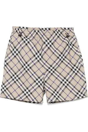 Burberry Check-pattern shorts