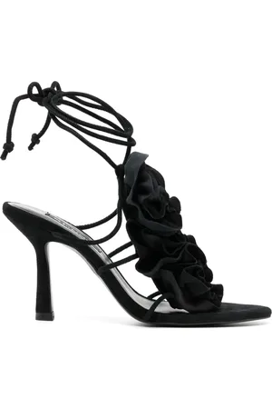 SENSO Karli 90mm floral-appliqu?? sandals