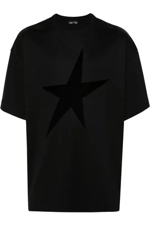 MUGLER Star-flocked T-shirt