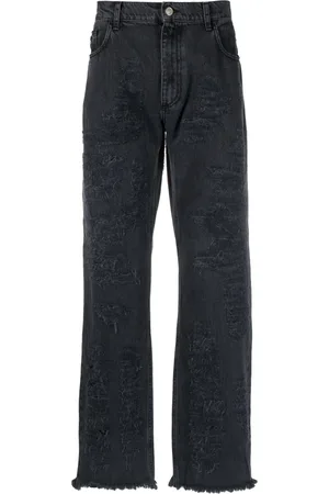 1017 ALYX 9SM Straight-leg distressed-finish jeans