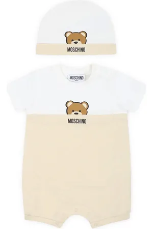 Moschino Teddy Bear print babygrow set
