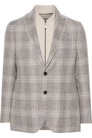 corneliani Layered single-breasted blazer