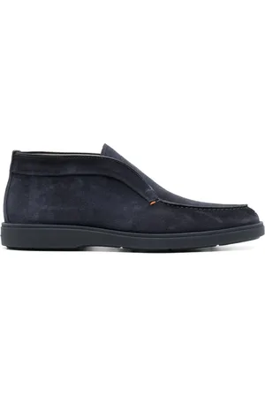 santoni Slip-on suede boots