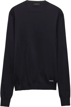 Prada Crew-neck silk jumper