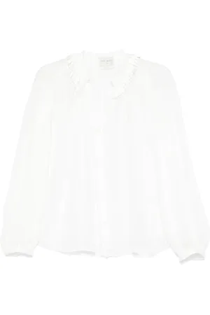 FORTE FORTE Fringed-detail shirt