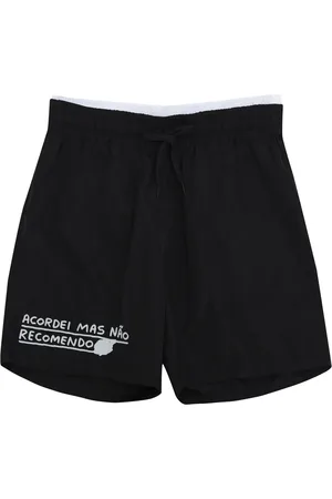 Uma Raquel Davidowicz Slogan-print track shorts