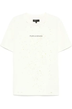 Purple Brand Ripped T-shirt
