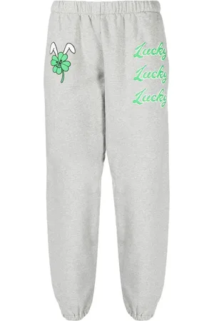 Natasha Zinko Lucky-print detail track pants
