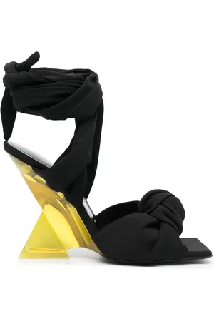 The Attico Duse 85mm sculpted-heel sandals