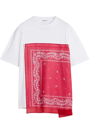 Lanvin Bandana-panel T-shirt