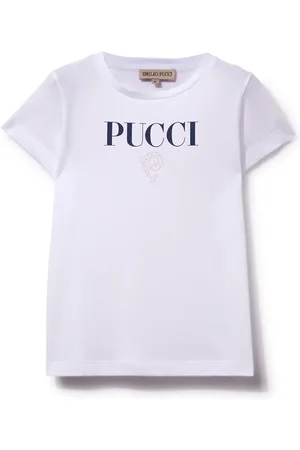PUCCI Junior Logo-print cotton T-shirt