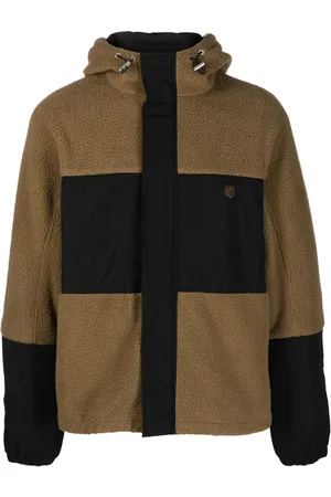 Maison Kitsuné Fox head-patch hooded jacket