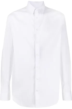 Giorgio Armani Curved hem longsleeved shirt