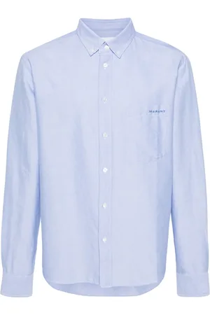 Isabel Marant Jasolo logo-embroidered cotton shirt