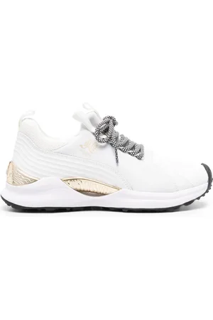 Roberto Cavalli Logo-print lace-up sneakers