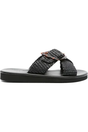 Ancient Greek Sandals Thais straw slides