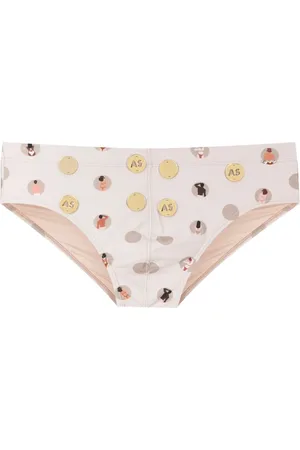 AMIR SLAMA Graphic-print swim shorts