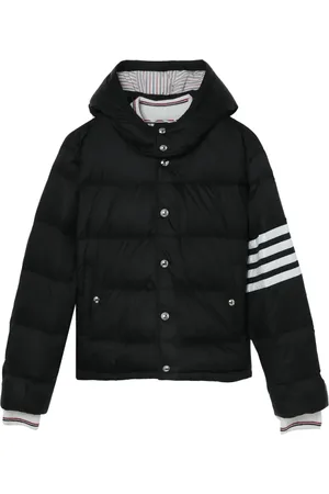 Thom Browne 4-Bar hooded puffer jacket