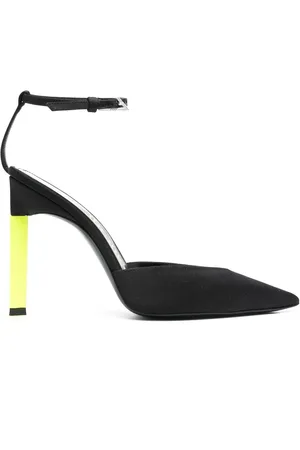 The Attico Perine 115mm contrasting heel pumps