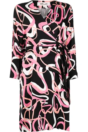 Diane von Furstenberg Mikah faux-wrap dress