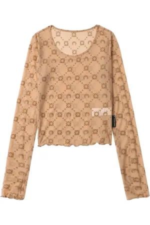 Marine Serre Monogram crewneck top