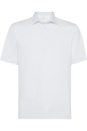 Brunello Cucinelli Organic cotton-blend polo shirt